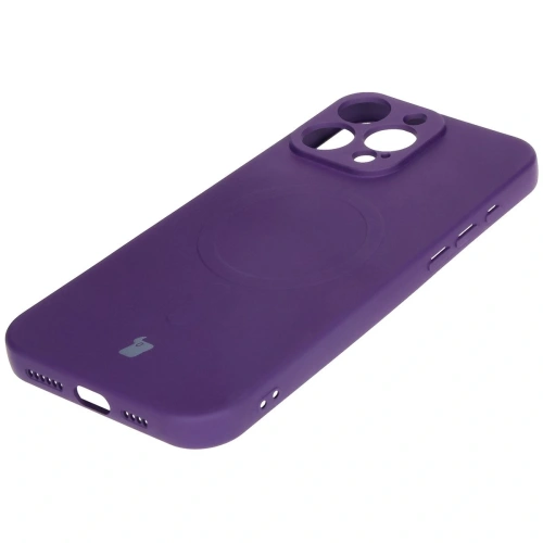 Kup Bizon Case Silikon Magnetic Apple iPhone 16 Pro Max Pflaume - BIZ6215 - {ean13} - Sklep Home Screen