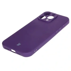 Kup Silikonowe etui z pierścieniem magnetycznym Bizon Case Silicone Magnetic do Apple iPhone 16 Pro śliwkowe - BIZ6216 - {ean13} - Sklep Home Screen