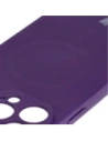 Kup Silikonowe etui z pierścieniem magnetycznym Bizon Case Silicone Magnetic do Apple iPhone 16 Pro śliwkowe - BIZ6216 - {ean13} - Sklep Home Screen