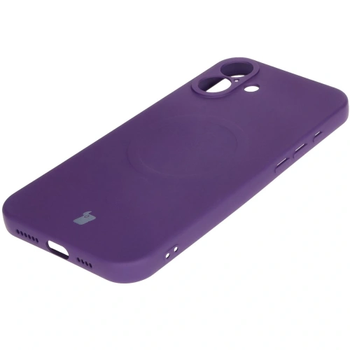 Kup Bizon Case Silikon Magnetic Apple iPhone 16 Pflaume - BIZ6217 - {ean13} - Sklep Home Screen