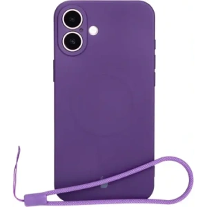 Buy Bizon Case Silicone Magnetic Apple iPhone 16 Plus plum - BIZ6218 - {ean13} - Home Screen Store Europe