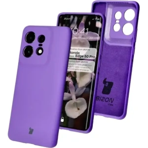Kup Silikonowe etui Bizon Soft Case do Motorola Edge 50 Pro fioletowe - BIZ6219 - {ean13} - Sklep Home Screen
