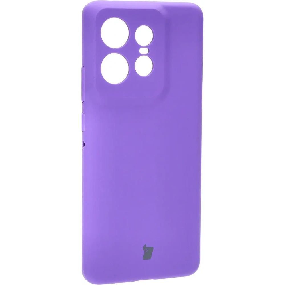 Silikonowe etui Bizon Soft Case do Motorola Edge 50 Pro fioletowe
