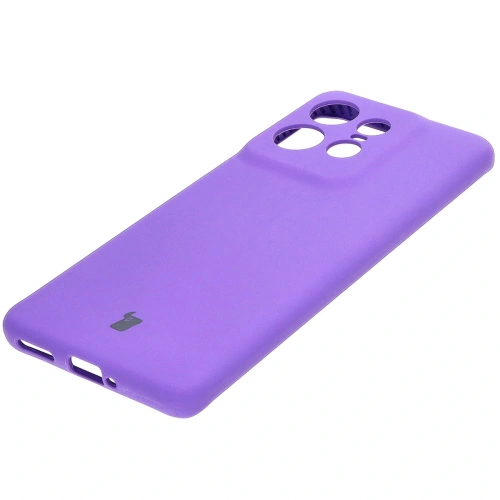 Kup Silikonowe etui Bizon Soft Case do Motorola Edge 50 Pro fioletowe - BIZ6219 - {ean13} - Sklep Home Screen