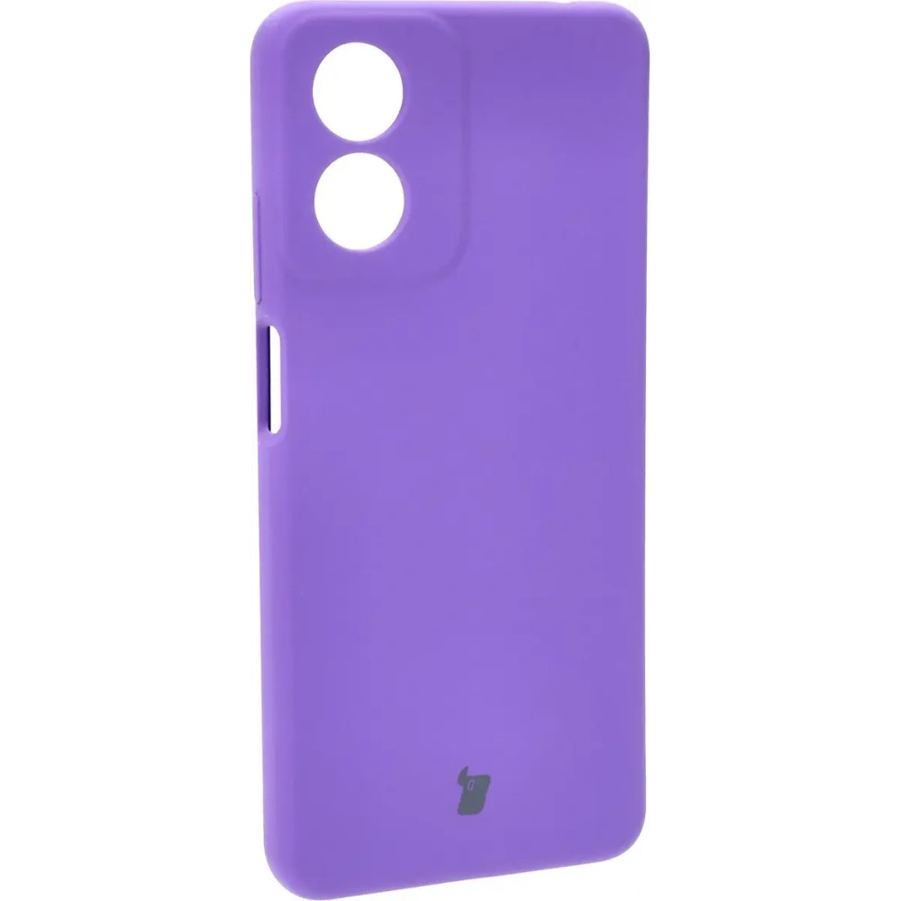 Silikonowe etui Bizon Soft Case do Motorola Moto G04 fioletowe