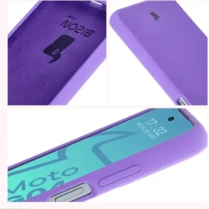 Kup Silikonowe etui Bizon Soft Case do Motorola Moto G04 fioletowe - BIZ6220 - {ean13} - Sklep Home Screen