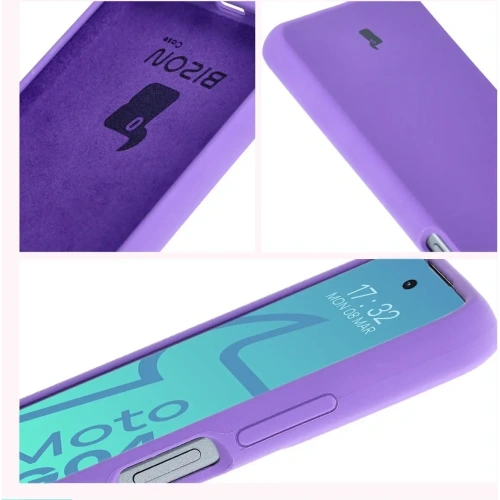 Kup Bizon Soft Case Motorola Moto G04 lila - BIZ6220 - {ean13} - Sklep Home Screen