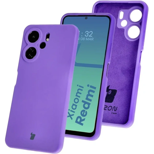 Kup Bizon Soft Case Xiaomi Redmi 13C 4G / Xiaomi Redmi 13C 5G / Xiaomi Poco C65 lila - BIZ6221 - {ean13} - Sklep Home Screen