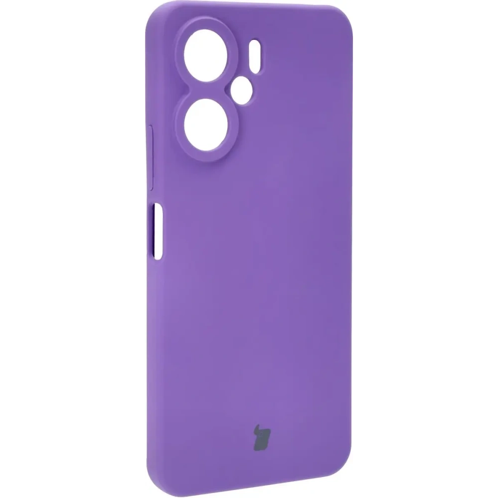 Silikonowe etui Bizon Soft Case do Xiaomi Redmi 13C 4G / Xiaomi Redmi 13C 5G / Xiaomi Poco C65 fioletowe