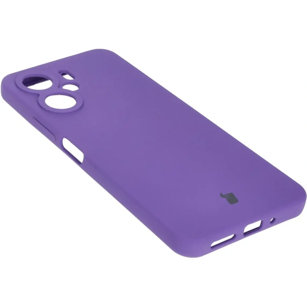 Silikonowe etui Bizon Soft Case do Xiaomi Redmi 13C 4G / Xiaomi Redmi 13C 5G / Xiaomi Poco C65 fioletowe