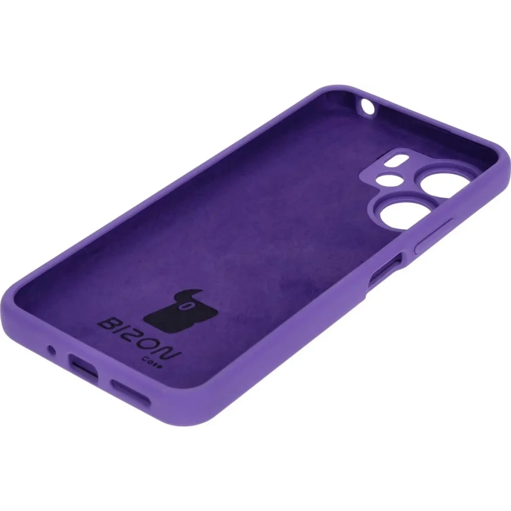 Silikonowe etui Bizon Soft Case do Xiaomi Redmi 13C 4G / Xiaomi Redmi 13C 5G / Xiaomi Poco C65 fioletowe