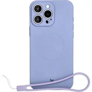 Kup Silikonowe etui z pierścieniem magnetycznym Bizon Case Silicone Magnetic do Apple iPhone 16 Pro szare - BIZ6223 - {ean13} - Sklep Home Screen