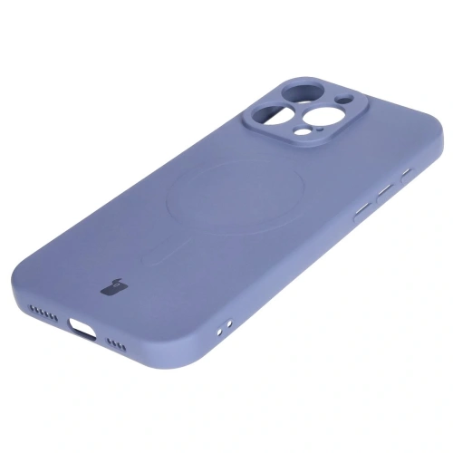 Kup Silikonové pouzdro s magnetickým kroužkem Bizon Case Silicone Magnetic pro Apple iPhone 16 Pro šedé - BIZ6223 - {ean13} - Sklep Home Screen