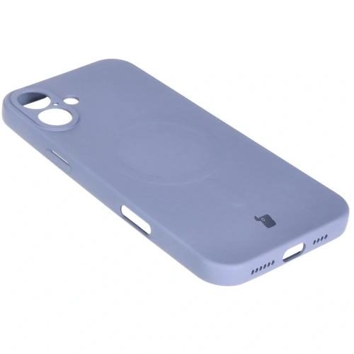Kup Silikonový obal s magnetickým kroužkem Bizon Case Silicone Magnetic pro Apple iPhone 16 šedý - BIZ6224 - {ean13} - Sklep Home Screen