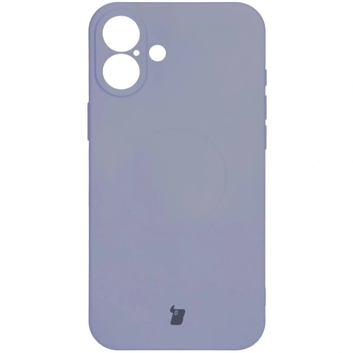 Kup Silikonowe etui z pierścieniem magnetycznym Bizon Case Silicone Magnetic do Apple iPhone 16 Plus szare - BIZ6225 - {ean13} - Sklep Home Screen