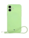 Bizon Case Silicone Magnetic Apple iPhone 16 verde deschis
