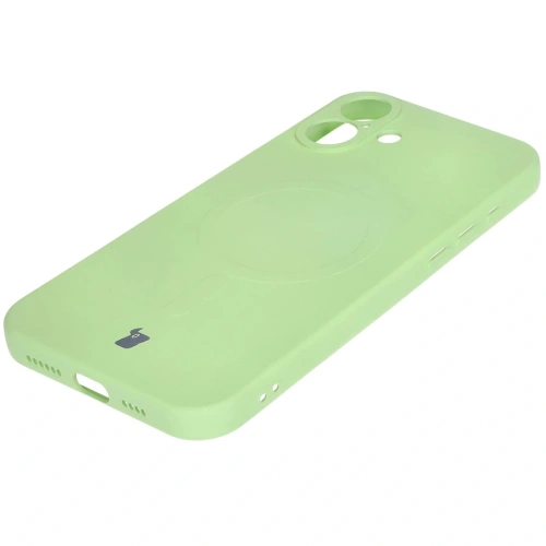 Kup Bizon Case Silicone Magnetic Apple iPhone 16 verde deschis - BIZ6228 - {ean13} - Sklep Home Screen