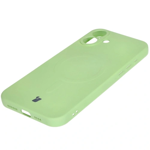 Kup Bizon Case Szilikon Magnetic Apple iPhone 16 Plus világos zöld - BIZ6229 - {ean13} - Sklep Home Screen