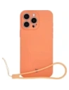 Bizon Case Silicone Magnetic Apple iPhone 16 Pro Max carrot