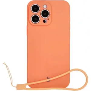 Kup Silikonowe etui z pierścieniem magnetycznym Bizon Case Silicone Magnetic do Apple iPhone 16 Pro marchewkowe - BIZ6231 - {ean13} - Sklep Home Screen