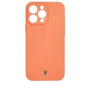 Kup Silikonowe etui z pierścieniem magnetycznym Bizon Case Silicone Magnetic do Apple iPhone 16 Pro marchewkowe - BIZ6231 - {ean13} - Sklep Home Screen