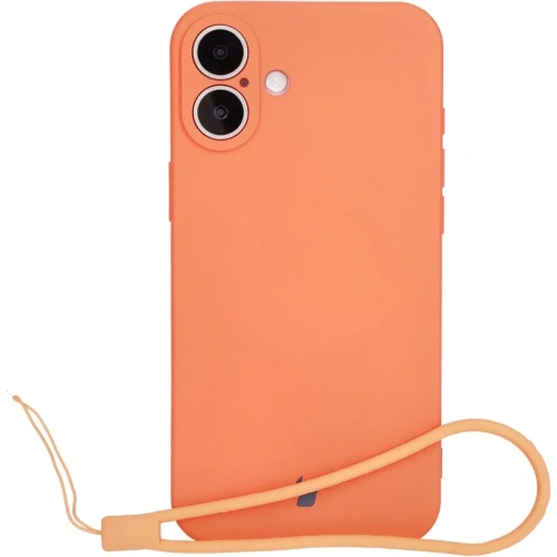 Kup Bizon Case Silicone Magnetic Apple iPhone 16 Plus morcov - BIZ6233 - {ean13} - Sklep Home Screen