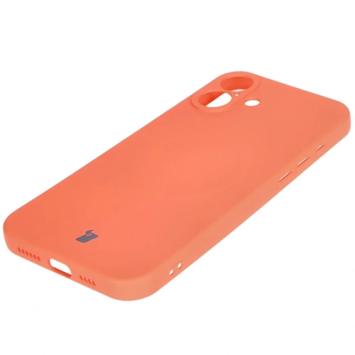 Kup Bizon Case Silicone Magnetic Apple iPhone 16 Plus morcov - BIZ6233 - {ean13} - Sklep Home Screen