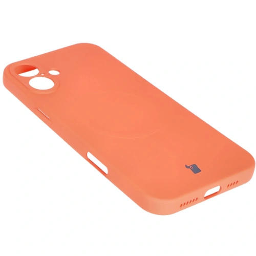 Kup Bizon Case Silicone Magnetic Apple iPhone 16 Plus morcov - BIZ6233 - {ean13} - Sklep Home Screen