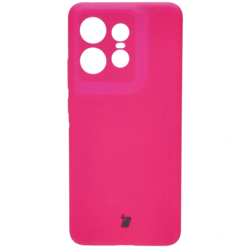 Kup Silikonowe etui Bizon Soft Case do Motorola Edge 50 Pro neonowo-różowe - BIZ6234 - {ean13} - Sklep Home Screen