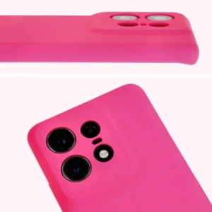 Kup Silikonowe etui Bizon Soft Case do Motorola Edge 50 Pro neonowo-różowe - BIZ6234 - {ean13} - Sklep Home Screen
