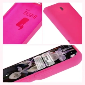 Kup Silikonowe etui Bizon Soft Case do Motorola Edge 50 Pro neonowo-różowe - BIZ6234 - {ean13} - Sklep Home Screen