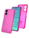 Bizon Soft Case Motorola Moto G04 neon pink