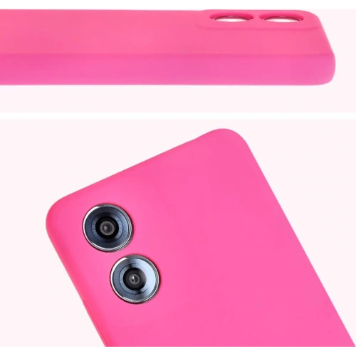 Kup Silikonowe etui Bizon Soft Case do Motorola Moto G04 neonowo-różowe - BIZ6235 - {ean13} - Sklep Home Screen