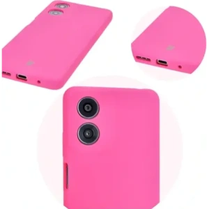 Kup Silikonowe etui Bizon Soft Case do Motorola Moto G04 neonowo-różowe - BIZ6235 - {ean13} - Sklep Home Screen