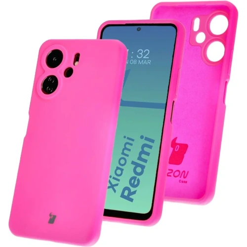 Kup Bizon Soft Case Xiaomi Redmi 13C 4G / Xiaomi Redmi 13C 5G / Xiaomi Poco C65 neon pink - BIZ6236 - {ean13} - Sklep Home Screen