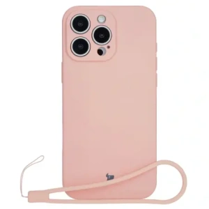 Kup Silikonowe etui z pierścieniem magnetycznym Bizon Case Silicone Magnetic do Apple iPhone 16 Pro jasnoróżowe - BIZ6238 - {ean13} - Sklep Home Screen