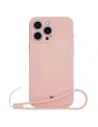 Bizon Case Silicone Magnetic Apple iPhone 16 Pro light pink