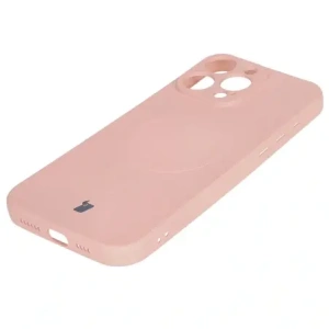 Kup Silikonowe etui z pierścieniem magnetycznym Bizon Case Silicone Magnetic do Apple iPhone 16 Pro jasnoróżowe - BIZ6238 - {ean13} - Sklep Home Screen