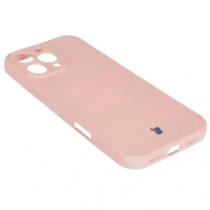 Kup Silikonowe etui z pierścieniem magnetycznym Bizon Case Silicone Magnetic do Apple iPhone 16 Pro jasnoróżowe - BIZ6238 - {ean13} - Sklep Home Screen