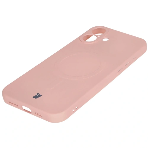 Kup Silikonový obal s magnetickým kroužkem Bizon Case Silicone Magnetic pro Apple iPhone 16 Plus světle růžový - BIZ6240 - {ean13} - Sklep Home Screen