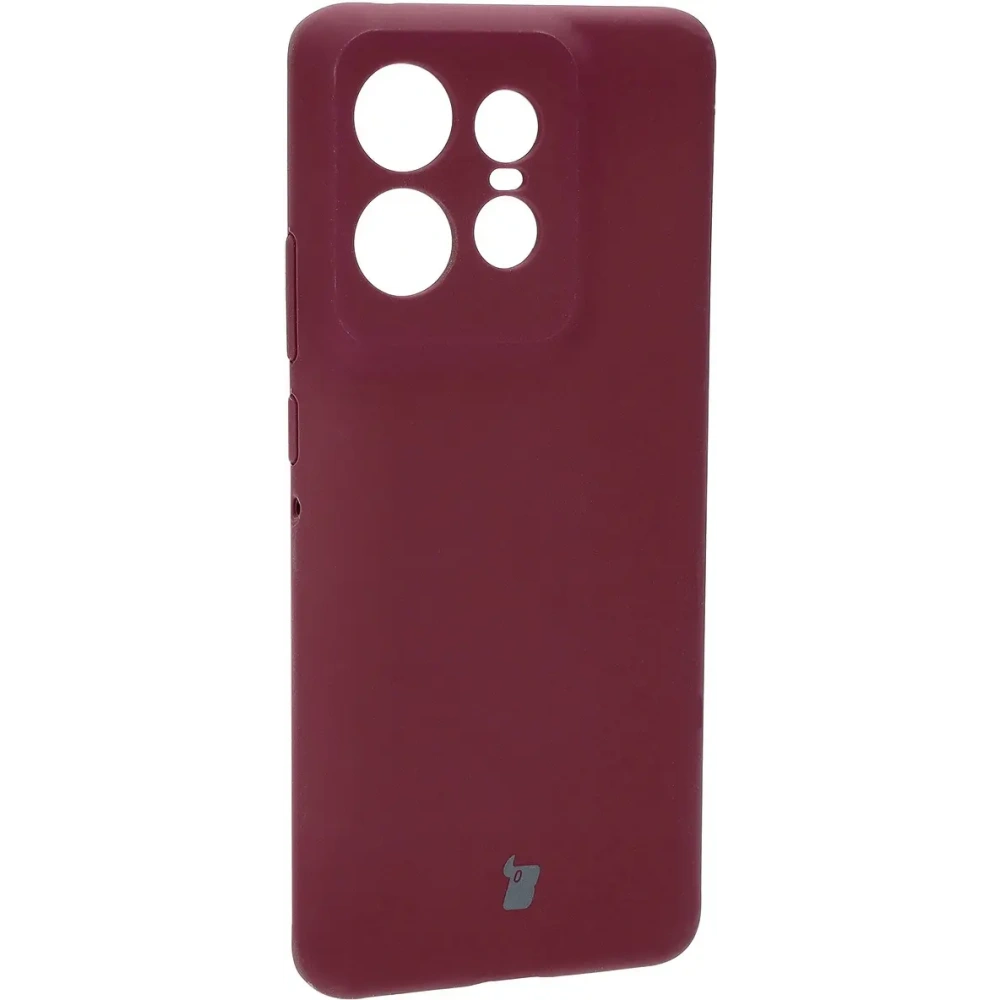 Silikonowe etui Bizon Soft Case do Motorola Edge 50 Pro ciemnofioletowe