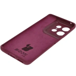 Kup Silikonowe etui Bizon Soft Case do Motorola Edge 50 Pro ciemnofioletowe - BIZ6241 - {ean13} - Sklep Home Screen