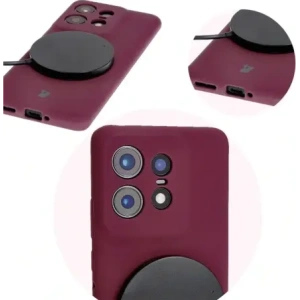 Kup Silikonowe etui Bizon Soft Case do Motorola Edge 50 Pro ciemnofioletowe - BIZ6241 - {ean13} - Sklep Home Screen