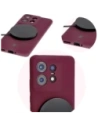 Kup Silikonowe etui Bizon Soft Case do Motorola Edge 50 Pro ciemnofioletowe - BIZ6241 - {ean13} - Sklep Home Screen