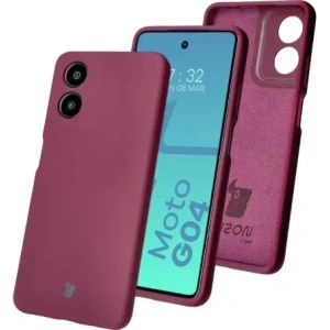 Kup Bizon Soft Case Motorola Moto G04 dunkel lila - BIZ6242 - {ean13} - Sklep Home Screen