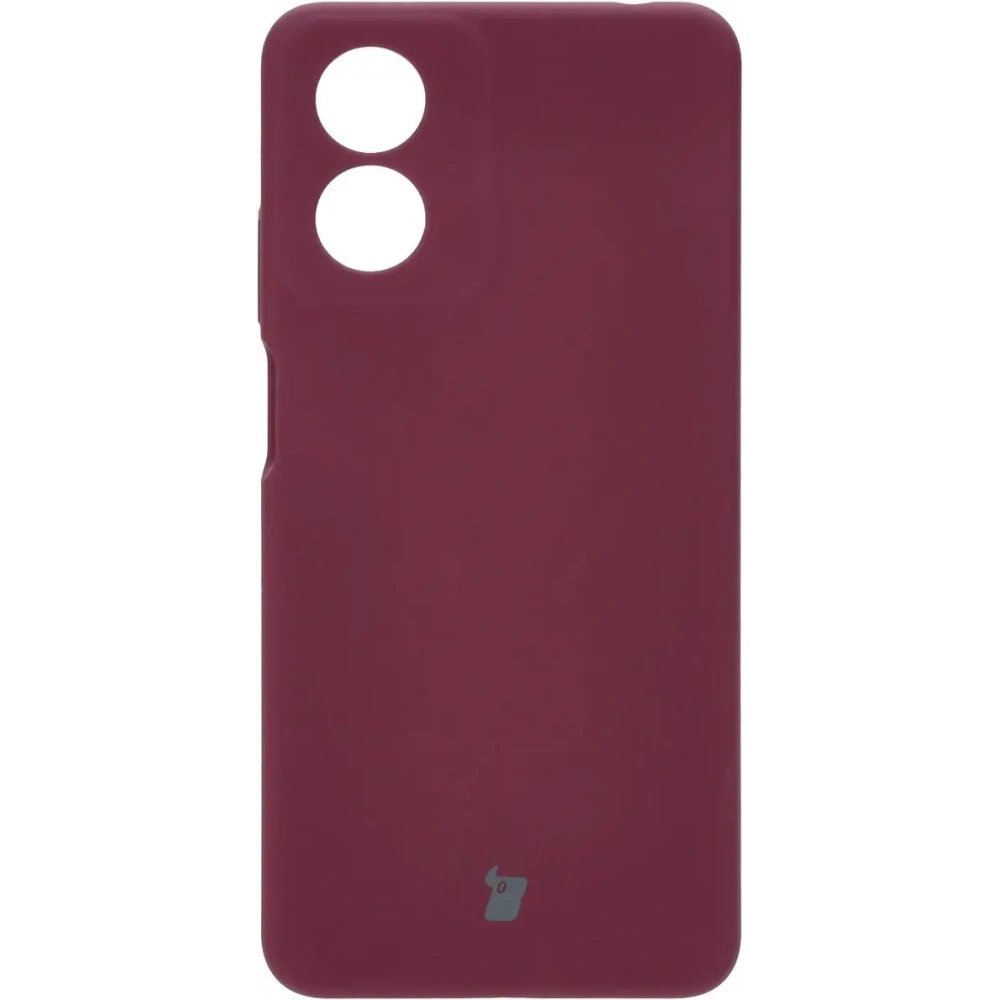 Silikonowe etui Bizon Soft Case do Motorola Moto G04 ciemnofioletowe