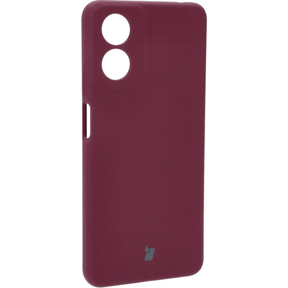 Silikonowe etui Bizon Soft Case do Motorola Moto G04 ciemnofioletowe