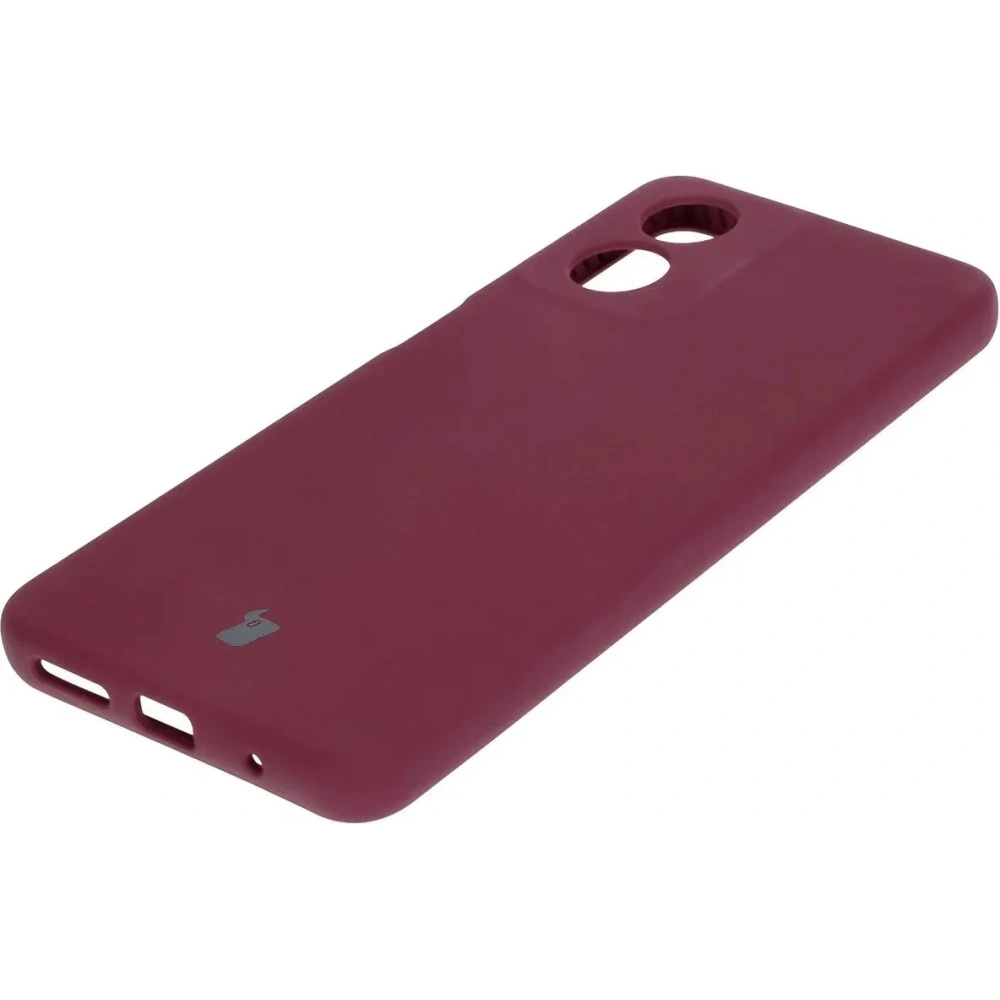 Silikonowe etui Bizon Soft Case do Motorola Moto G04 ciemnofioletowe