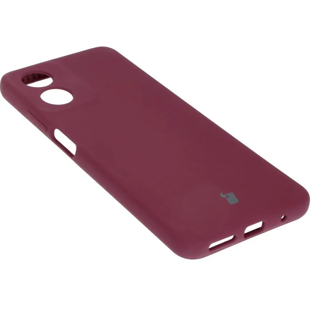 Silikonowe etui Bizon Soft Case do Motorola Moto G04 ciemnofioletowe