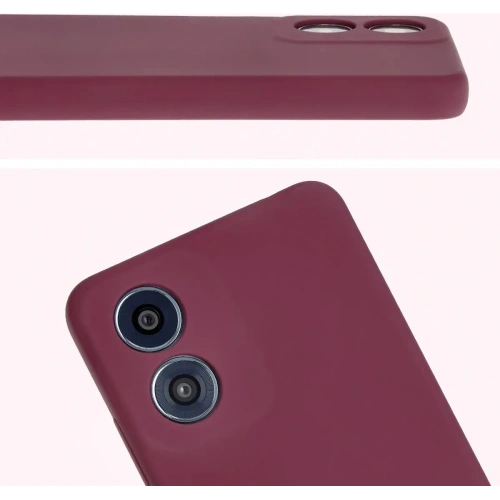Kup Silikonowe etui Bizon Soft Case do Motorola Moto G04 ciemnofioletowe - BIZ6242 - {ean13} - Sklep Home Screen